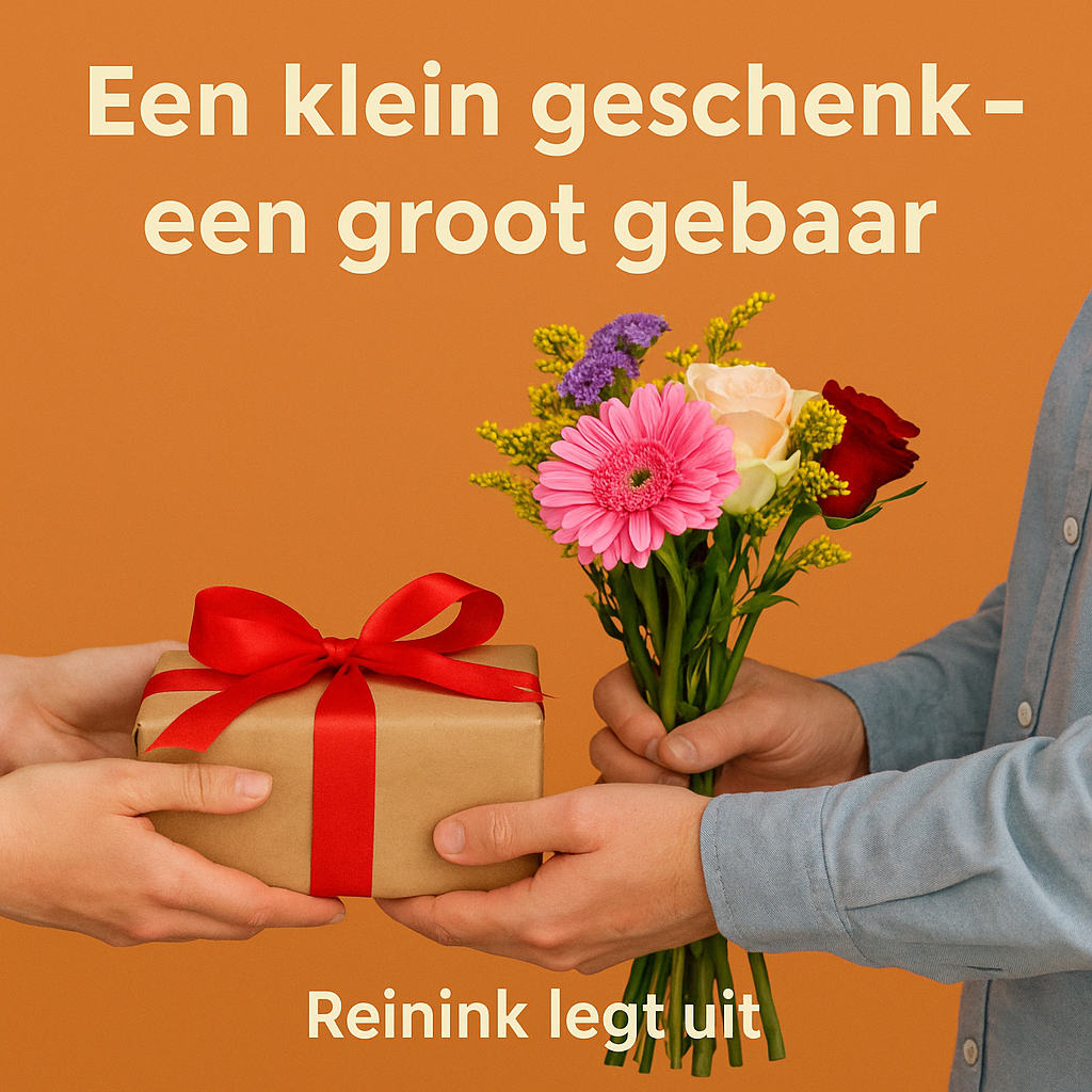 Klein geschenk groot gebaar