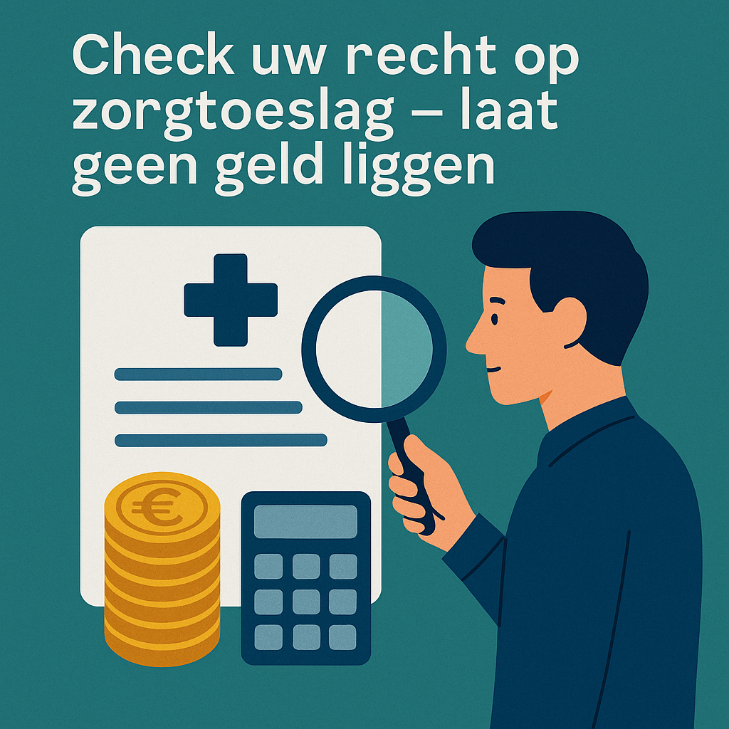 Check uw recht op zorgtoeslag – laat geen geld liggen