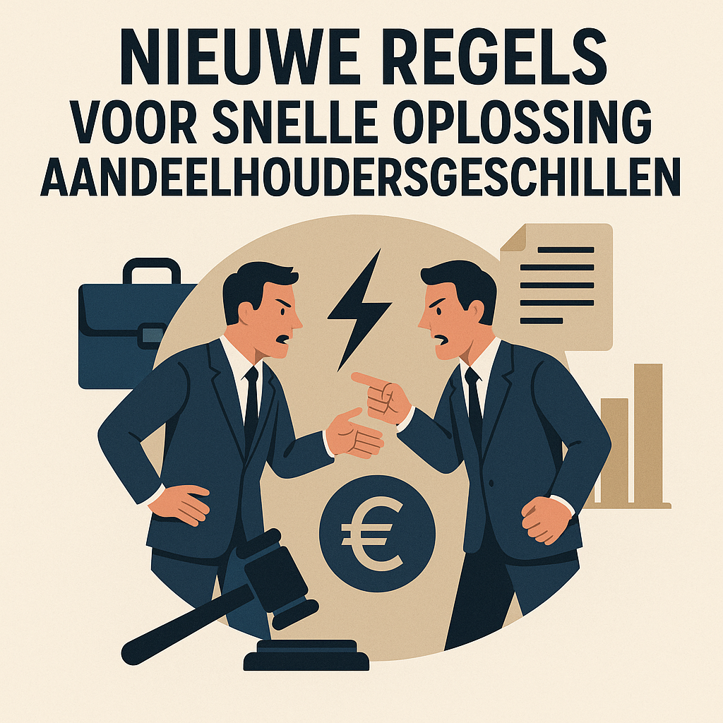 Nieuwe regels voor snelle oplossing aandeelhoudersgeschillen