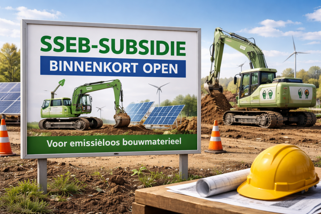 Subsidieloket voor schone bouw binnenkort open  