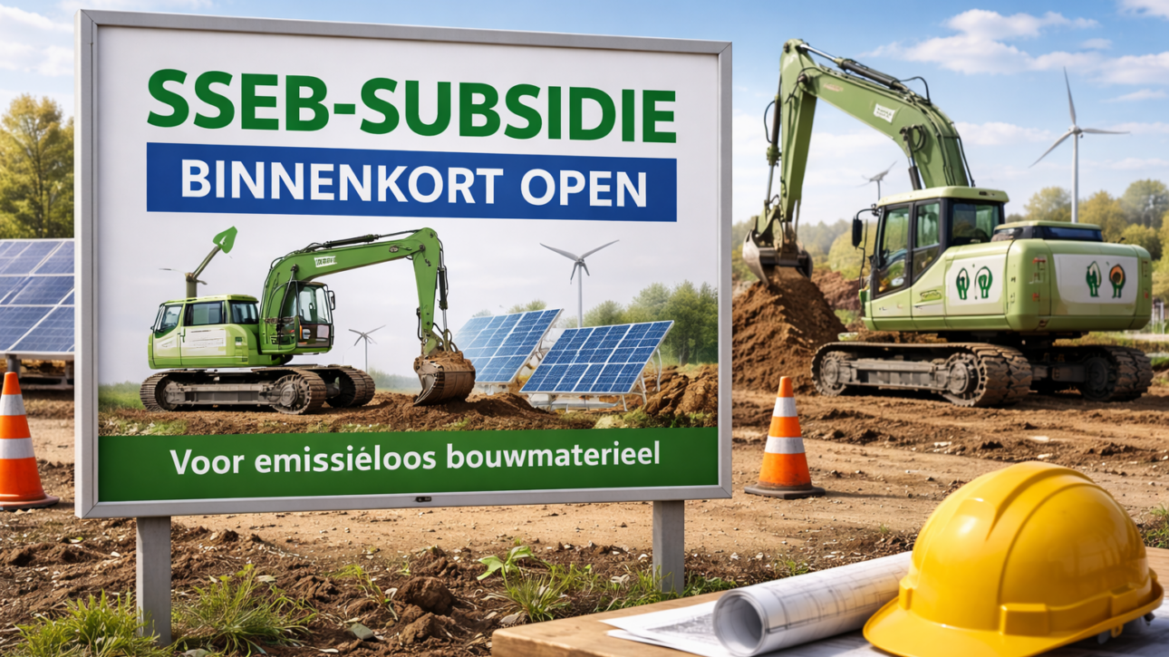 Subsidie voor schoon bouwmaterieel (SSEB) binnenkort weer aan te vragen