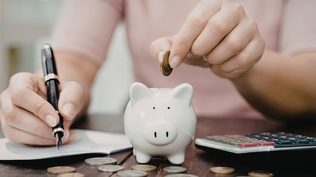 Spaarpot met munten als illustratie van vermogen en box 3 belasting in 2026